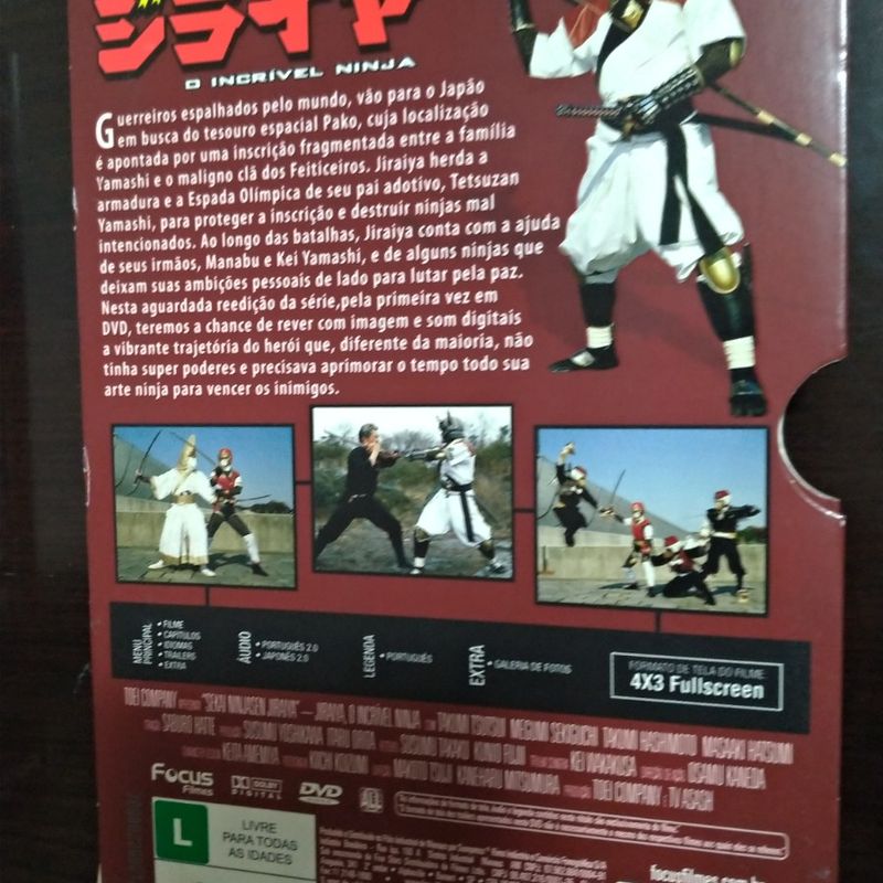 Box Dvd Jiraiya O Incrível Ninja Vol. 1 | Focus Usado 90139481