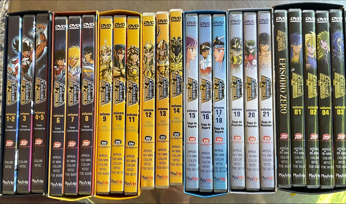 Box Dvd Os Cavaleiros do Zodíaco - Coleção Completa + Filmes | Item de ...