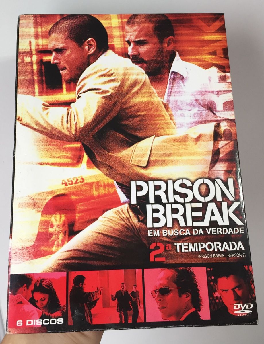 Box Dvd Prison Break 2ª Temporada Filme e Série Dvd Usado 30110782
