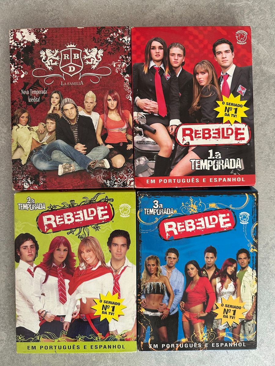 Box Dvd - Rbd 1 a 3 Temporada + La Familia | Item de Música Rbd Usado ...