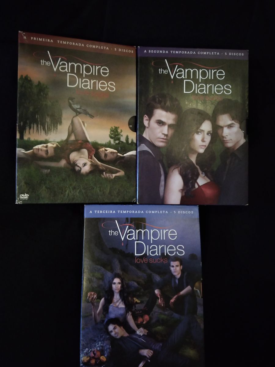Box Dvds The Vampire Diaries - 3 Temporadas Completas | Filme e Série ...