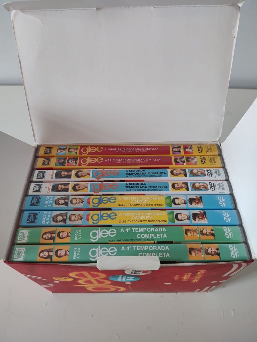 Box Glee 1-4 Temporada Completa Dublado e Legendado | Cacareco Dvd ...