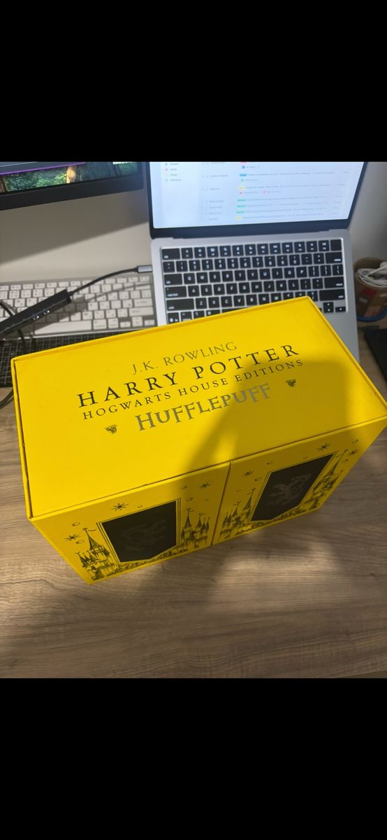 Box Harry Potter Lufa-lufa 7 Livros Capa Dura | Livro Bloomsbury Usado ...