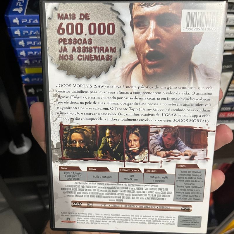 Coleção Dvds Filmes - Jogos Mortais