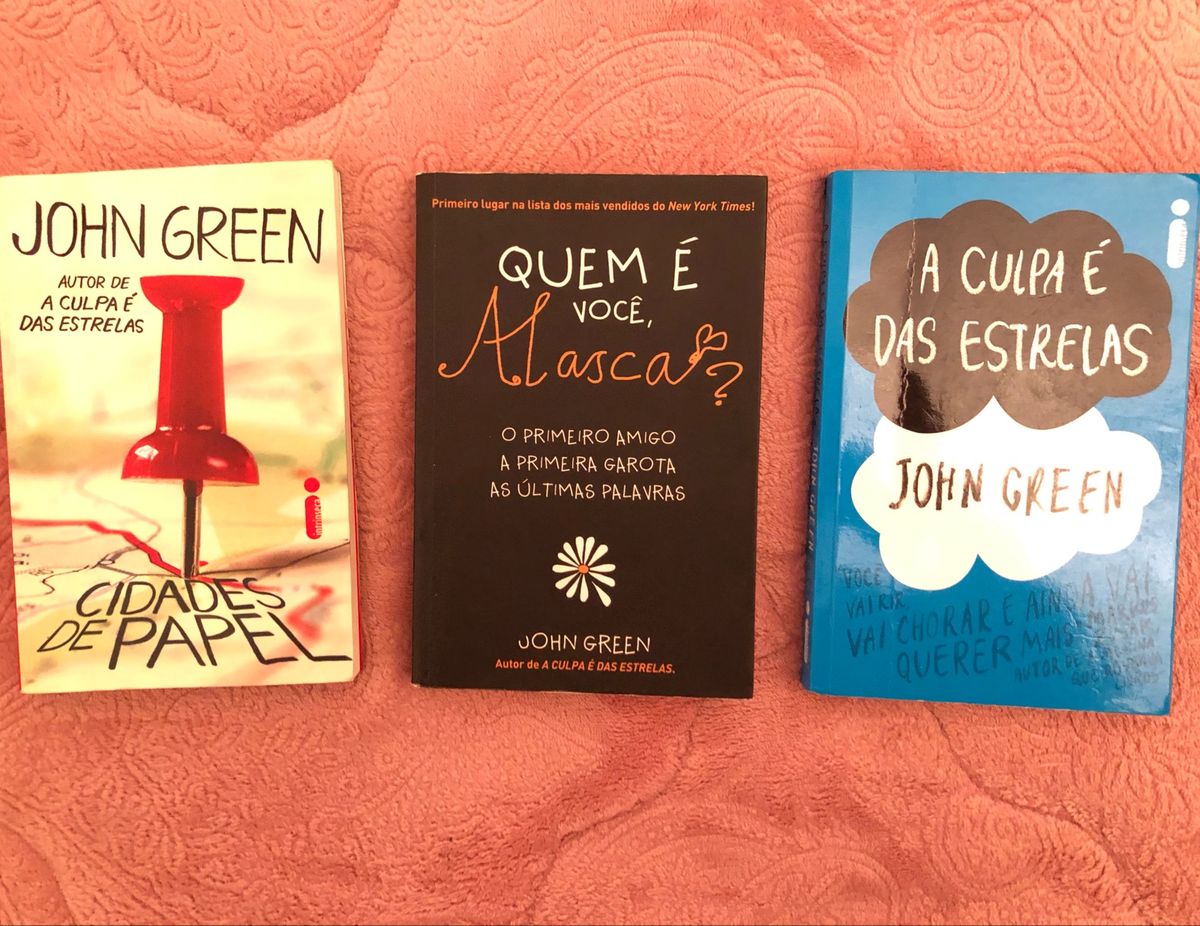 Box Livros John Green A Culpa Das Estrelas Cidades De Papel Quem Voc Alasca Livro