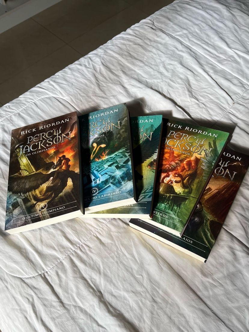 Box Livros Percy Jackson Rick Riordan | Livro Intrinseca Nunca Usado ...