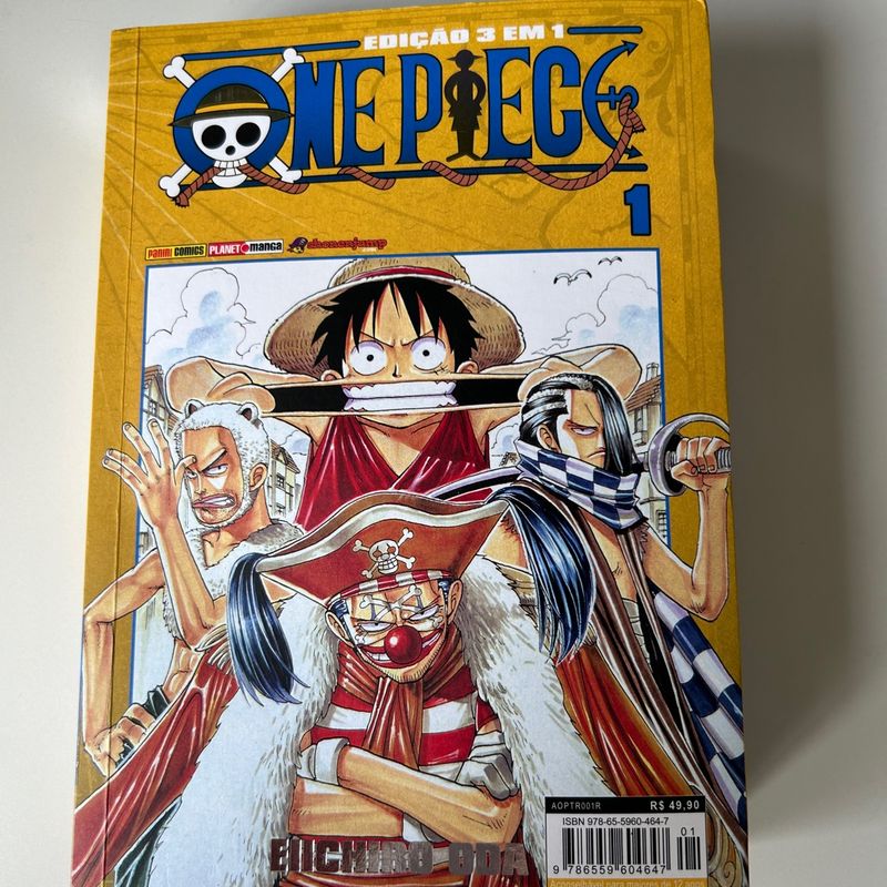 Box Mangá One Piece 3 em 1 | Livro One Piece Nunca Usado 92081524