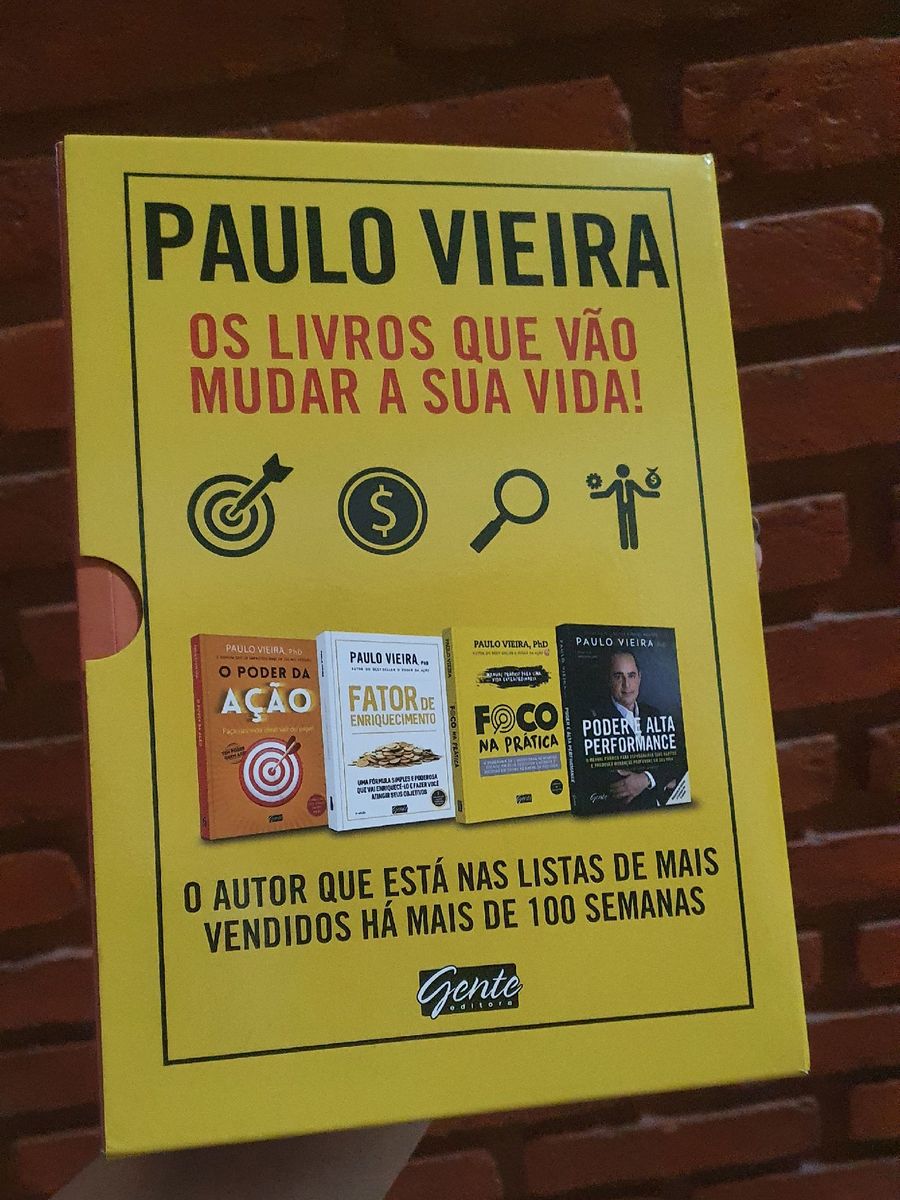 Box Paulo Vieira 4 Livros Livro Gente Editora Usado 74578722 Enjoei 5170
