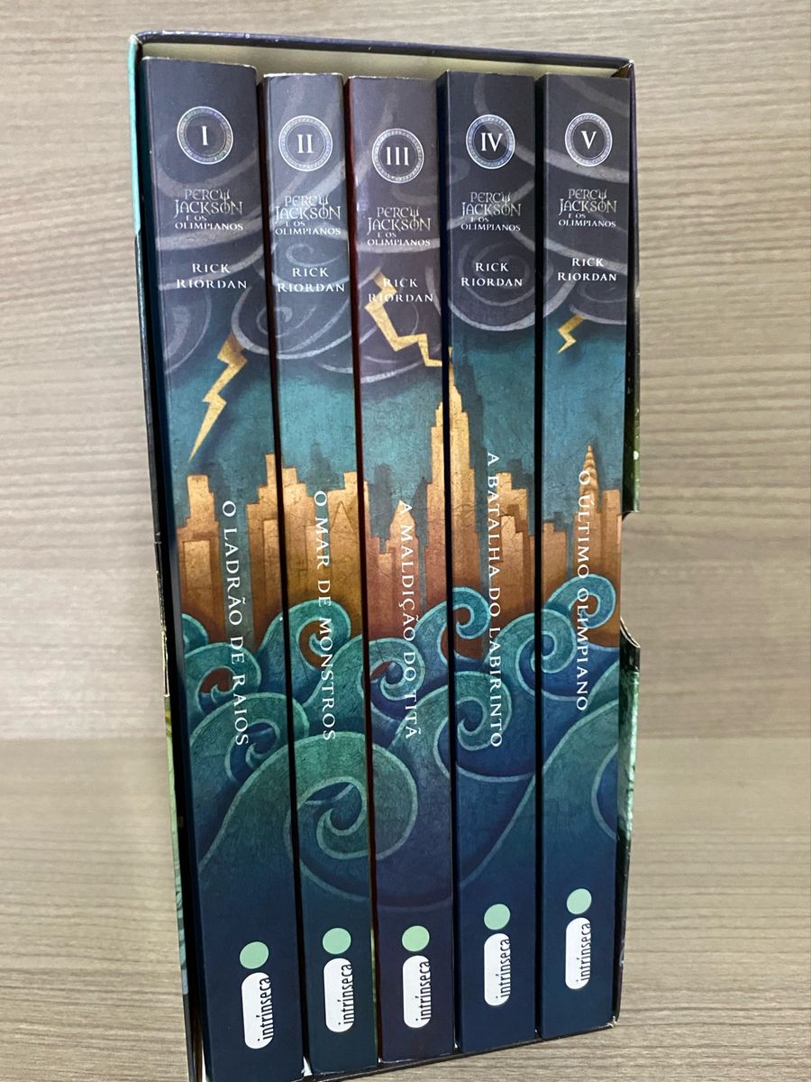 Box Percy Jackson E Os Olimpianos Capa Nova S Rie Percy Jackson E Os Olimpianos Livro