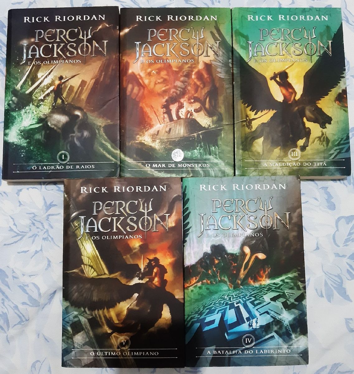 Box Percy Jackson E Os Olimpianos Livro Intrinseca Usado Enjoei