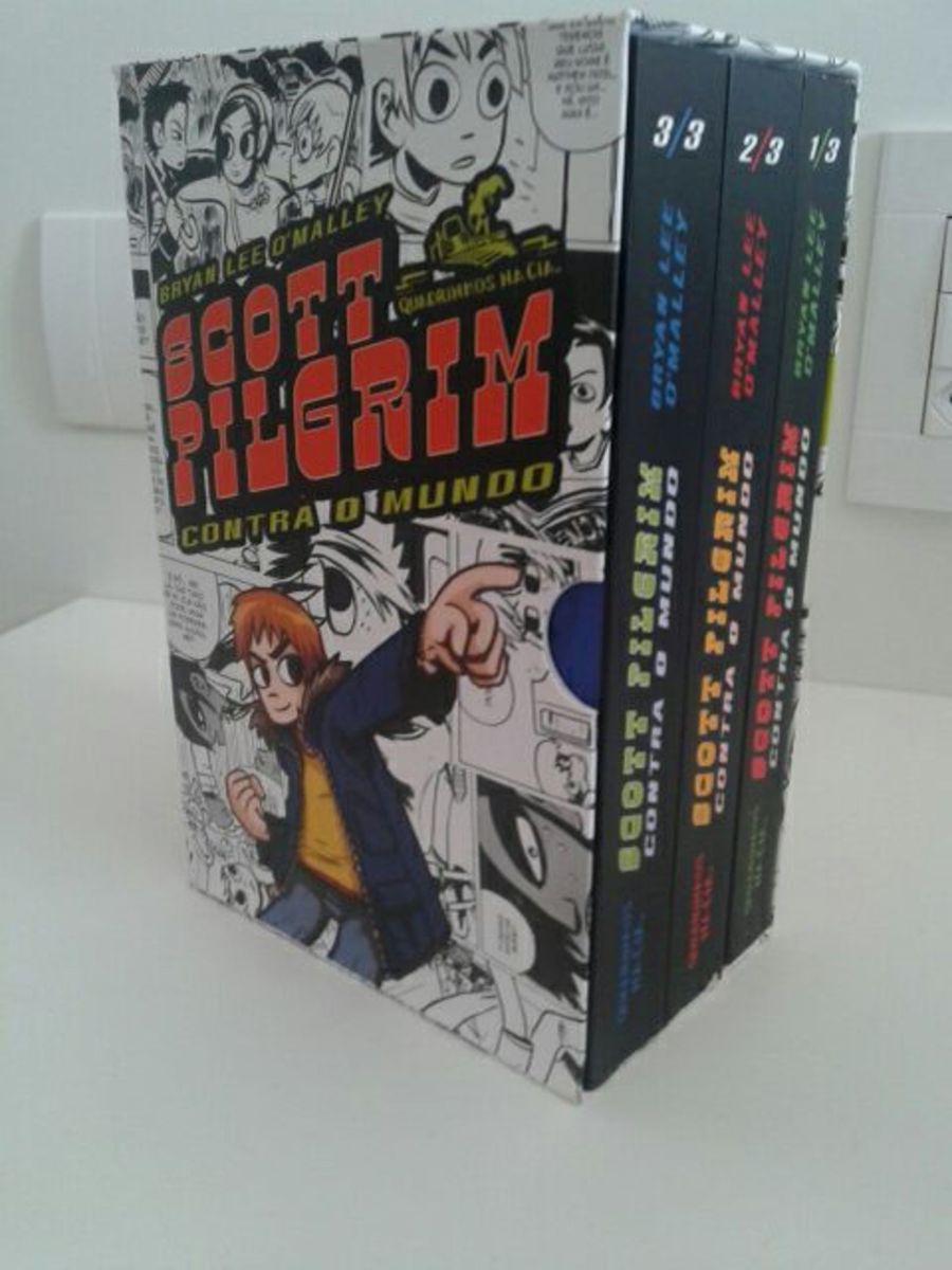 Box-scott Pilgrim-contra O Mundo (3livros) | Livro Editora Quadrinhos ...