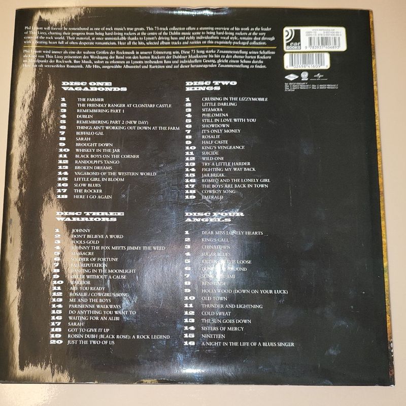 Box Set 4 Cds Thin Lizzy Vagabonds Kings Warriors Angels | Box Set