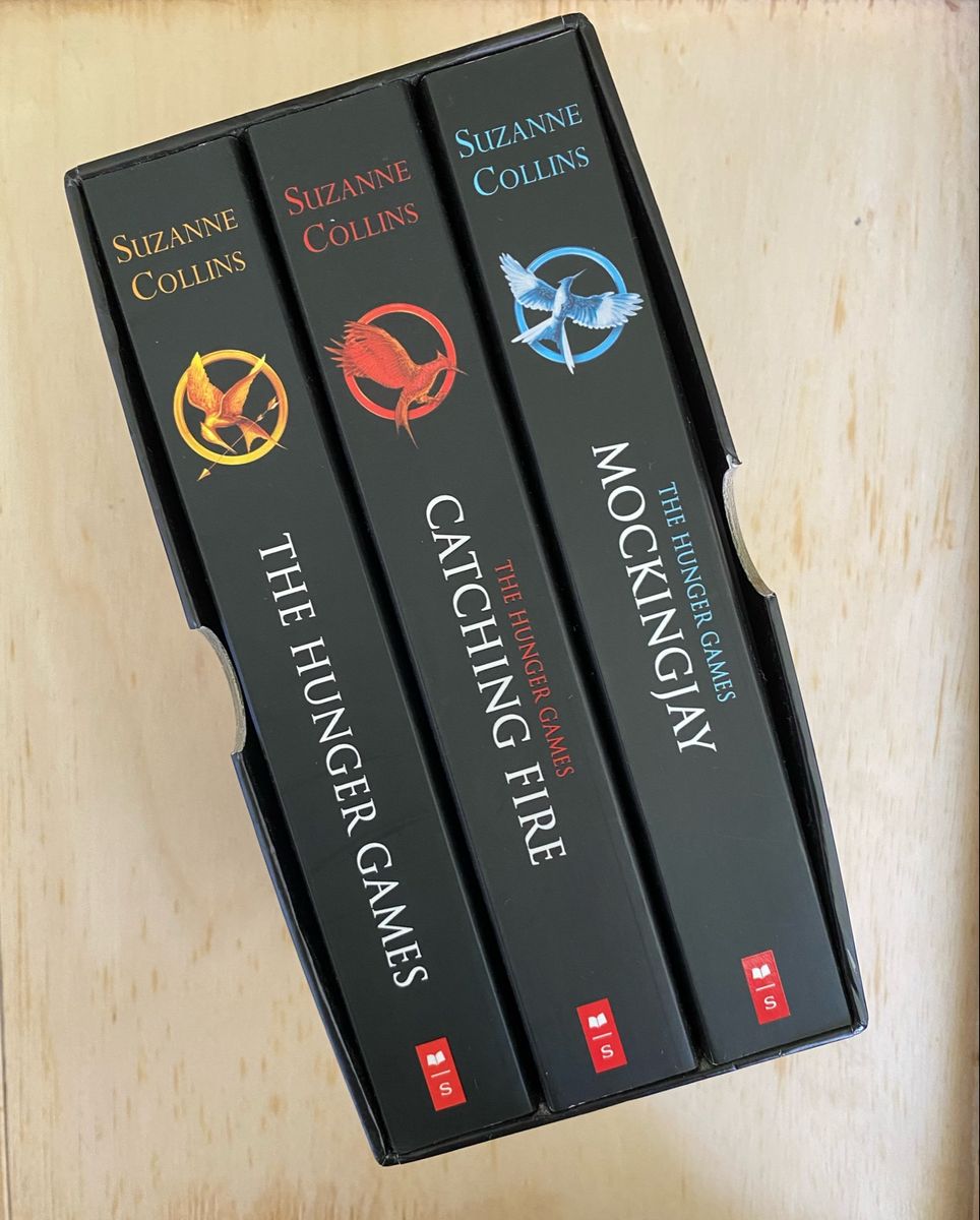 Box The Hunger Games Original Americano Trilogia Os Jogos Vorazes Livro Scholastic Nunca 6855