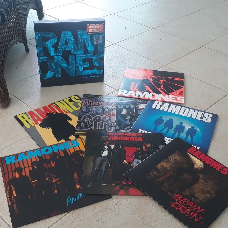 Box The Ramones The Sire Albums 1981 - 1989 - 7 Lp'S Vinil do