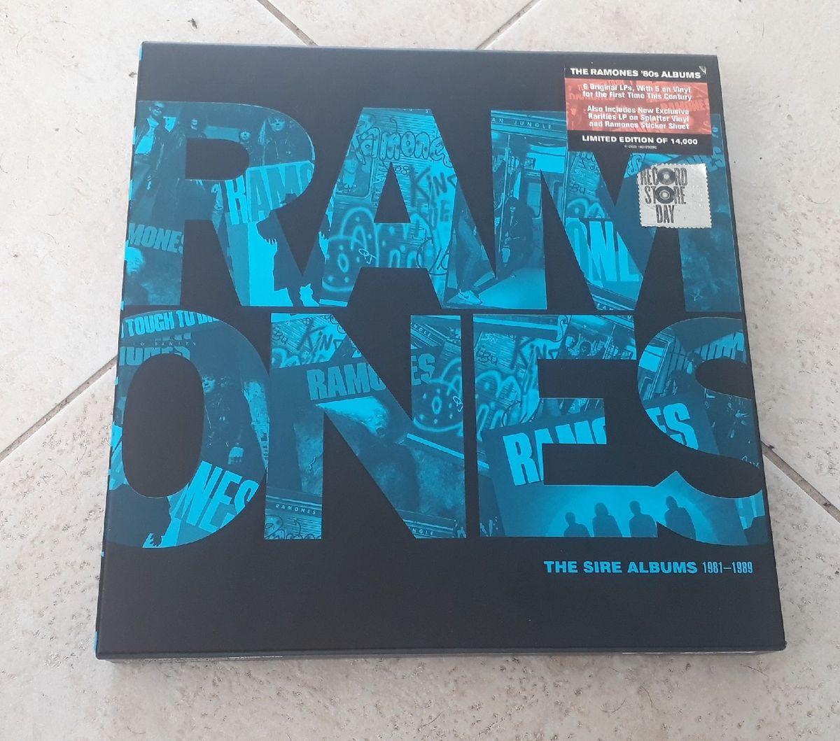 Box The Ramones The Sire Albums 1981 - 1989 - 7 Lp'S Vinil do