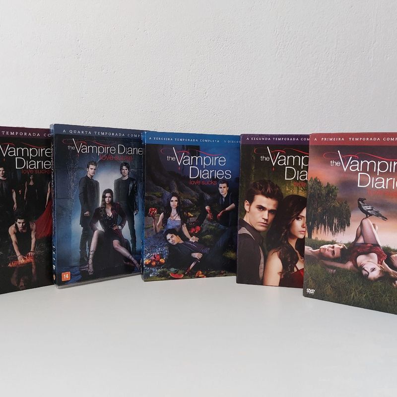 Dvd Original The Vampire Diaries Primeira Temporada (Diarios de Um Vampiro), Filme e Série Usado 78867262