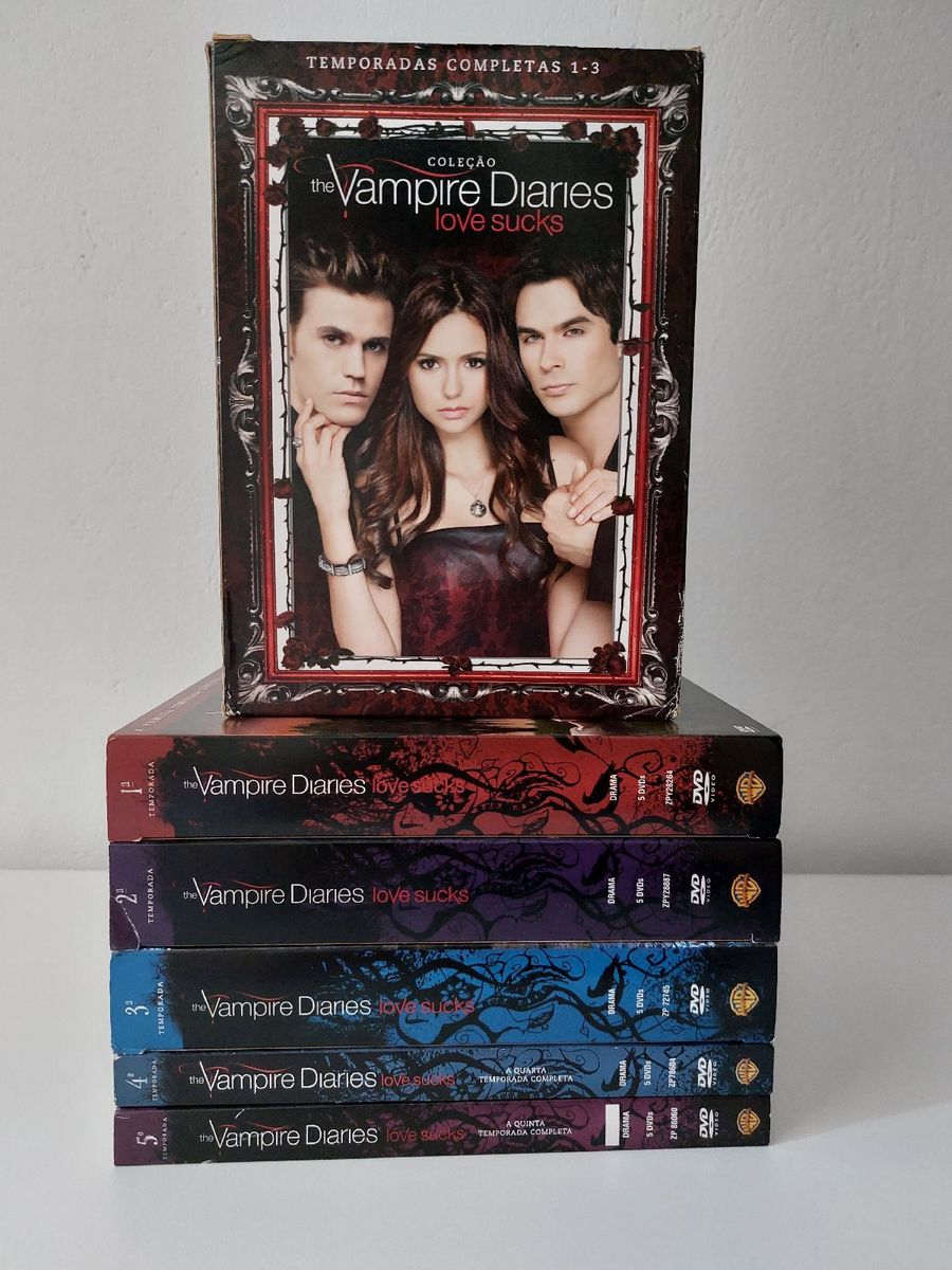 Box The Vampire Diaries 1, 2, 3, 4 e 5 Temporada (dvd Diários de Um ...