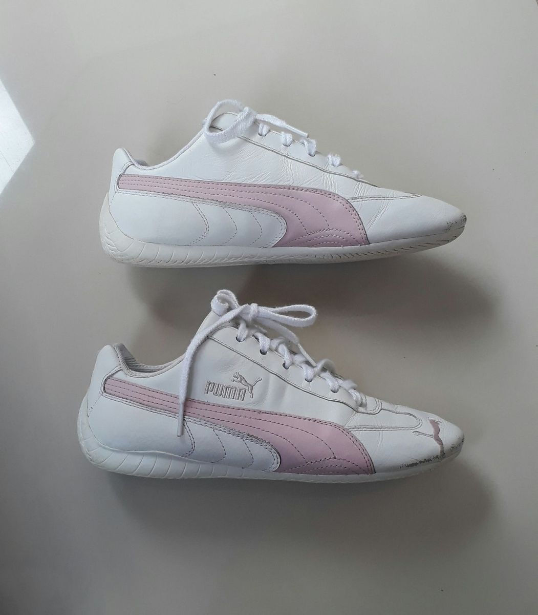 puma branco e rosa