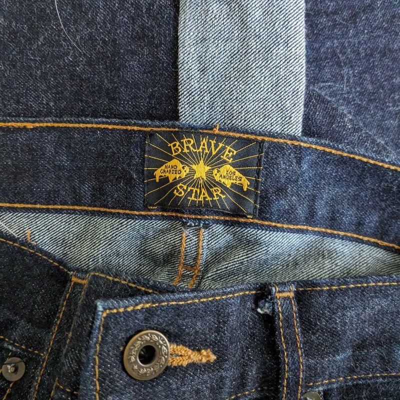 Brave Star 'Raw Denim' Selvedge Jeans