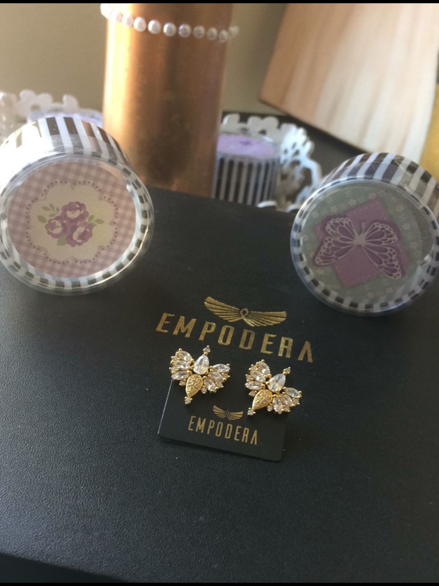 brinco borboleta chique - jóias empodera