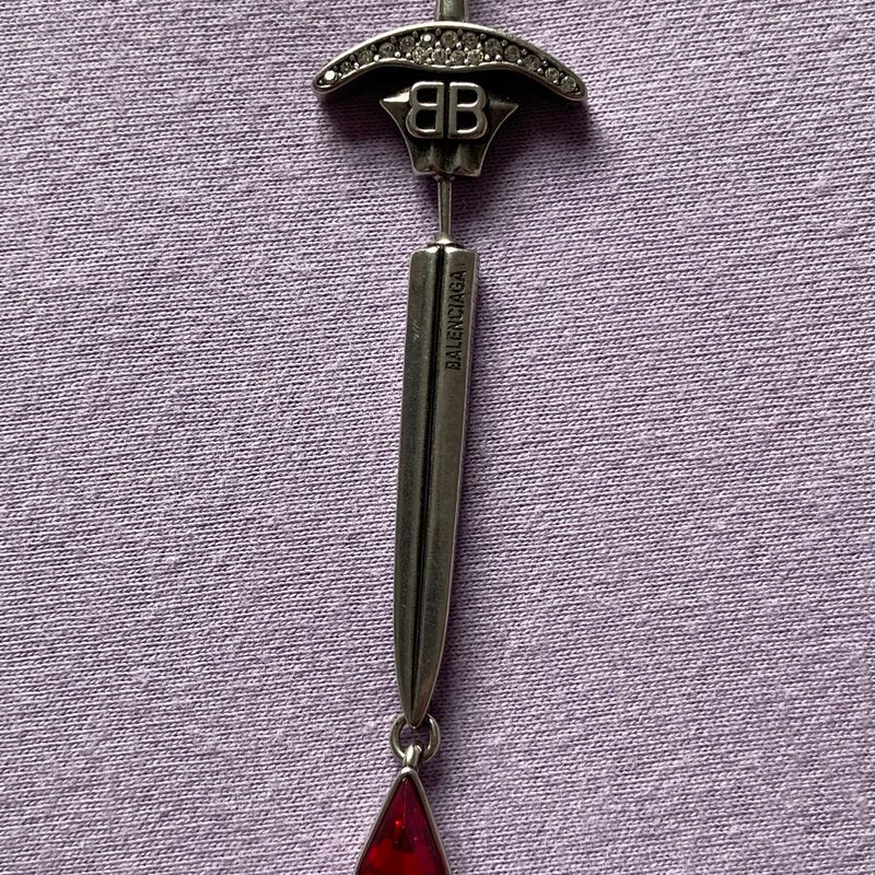Brinco Earring Balenciaga Goth Sword | Balenciaga Nunca Usado