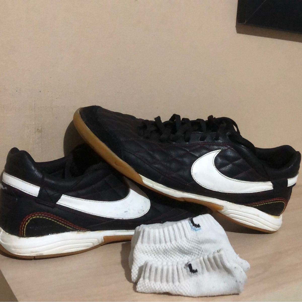 Brinde! Chuteira Tênis Futsal Nike Tiempo R10 | Tênis Masculino Nike ...