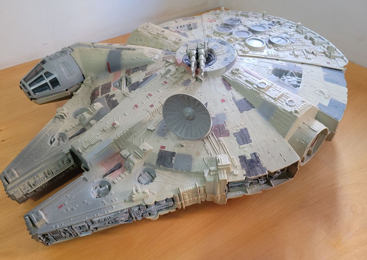 STAR WARS original MILLENIUM FALCON Tonka Kenner Krogers rare D: 53x35x15 cm. EUR 299,00 - FR