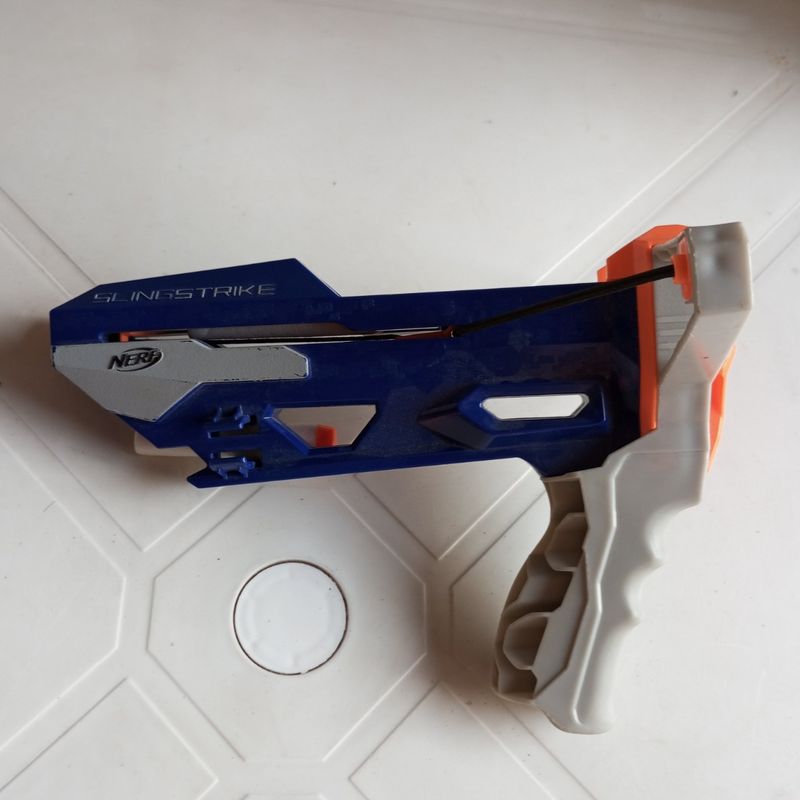 Arma Nerf Azul | Brinquedo Nerf Usado 91472954 | enjoei