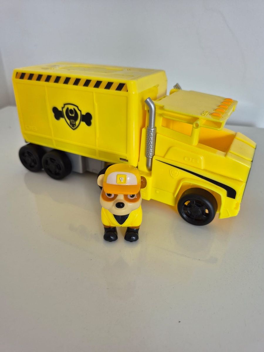 Brinquedo Caminhão Rubble Patrulha Canina | Brinquedo Paw Patrol Usado ...