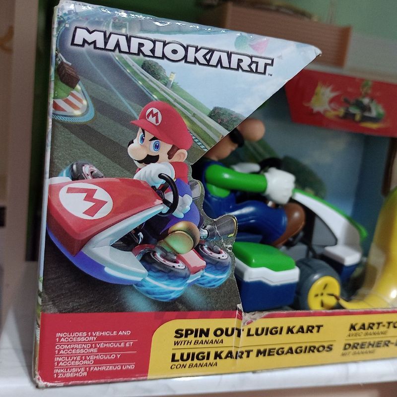 Super Mario Kart Spin Out - Carrinho Gira Como No Jogo