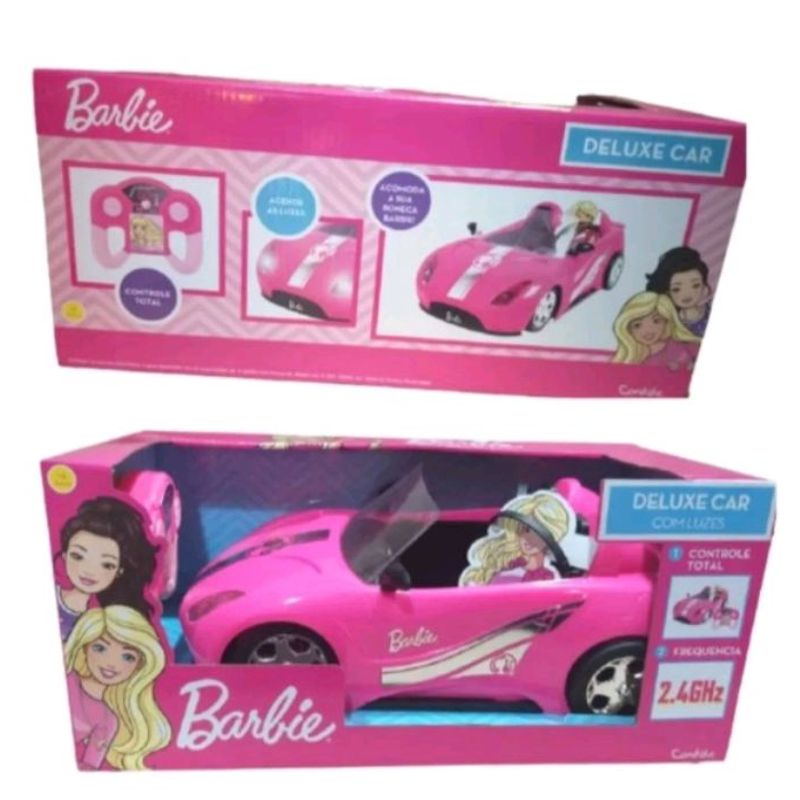 Veículo Controle Remoto 7 Funções Barbie Deluxe Car
