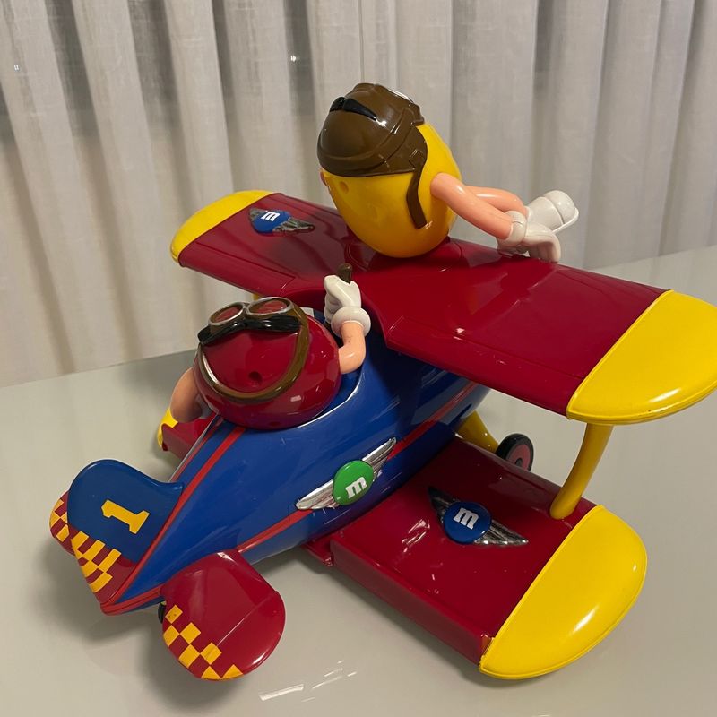Brinquedo Colecionável M&Amp;Ms Avião Dispenser | M&Ms Usado