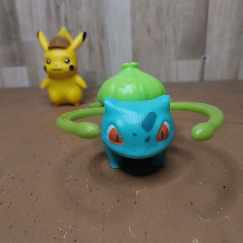 Brinquedo Detetive Pikachu e Bulbasaur, Brinquedo Pokemon Usado 89367094