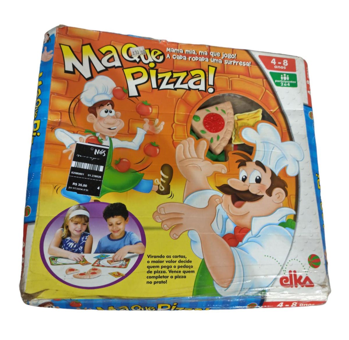 Brinquedo jogo da pizza