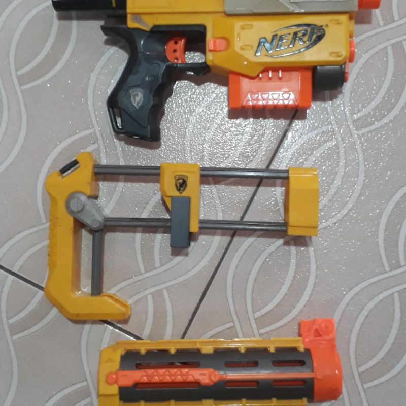 Nerf + Carregador + Mira, Brinquedo Nerf Usado 85113179