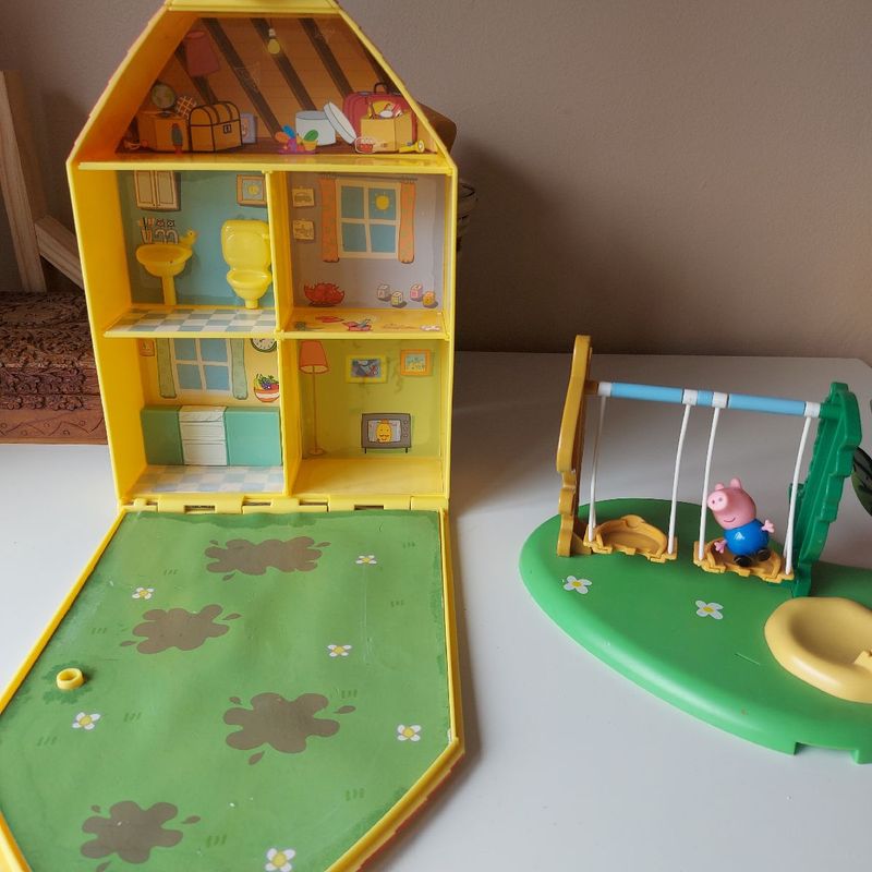 Casinha com Jardim da Peppa Pig | Brinquedo Dtc Usado 87393710 | enjoei