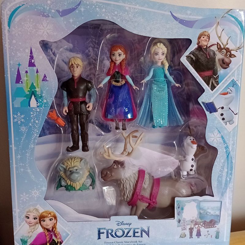 Boneca Disney Frozen Set de Histórias HLX04 Mattel 4 Peças - 30 cm, Shopping