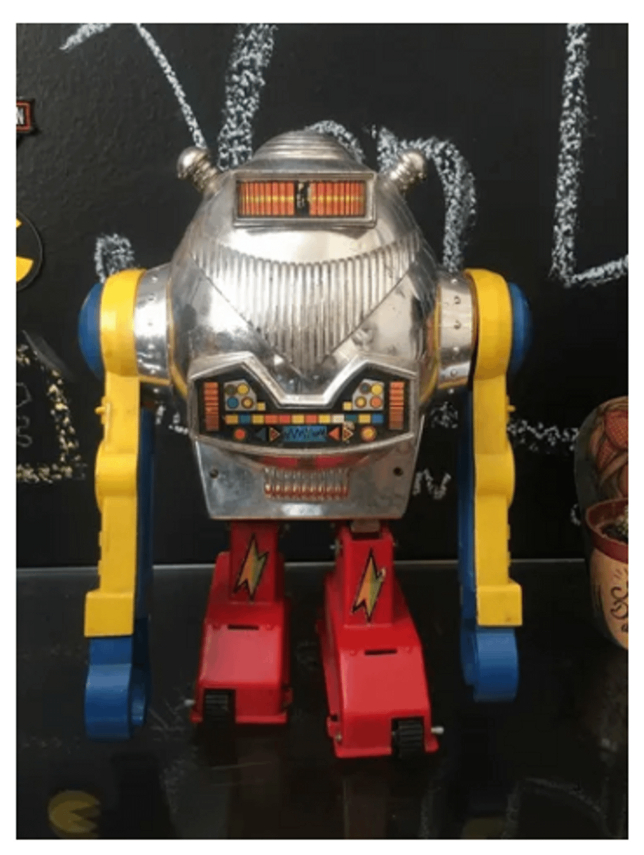 Brinquedo Robô Classico Dos Anos 80 Produto Vintage e Retro Estrela Usado 66209509 enjoei