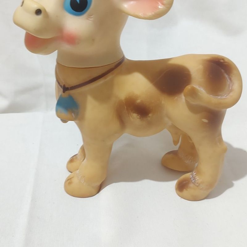 Brinquedo Vaca Vaquinha Mumu Antiga da Estrela 16cm Estrela