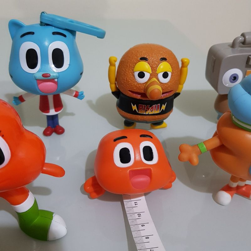 Brinquedo Boneco De Pelúcia Personagem Infantil Gumball Azul - 28