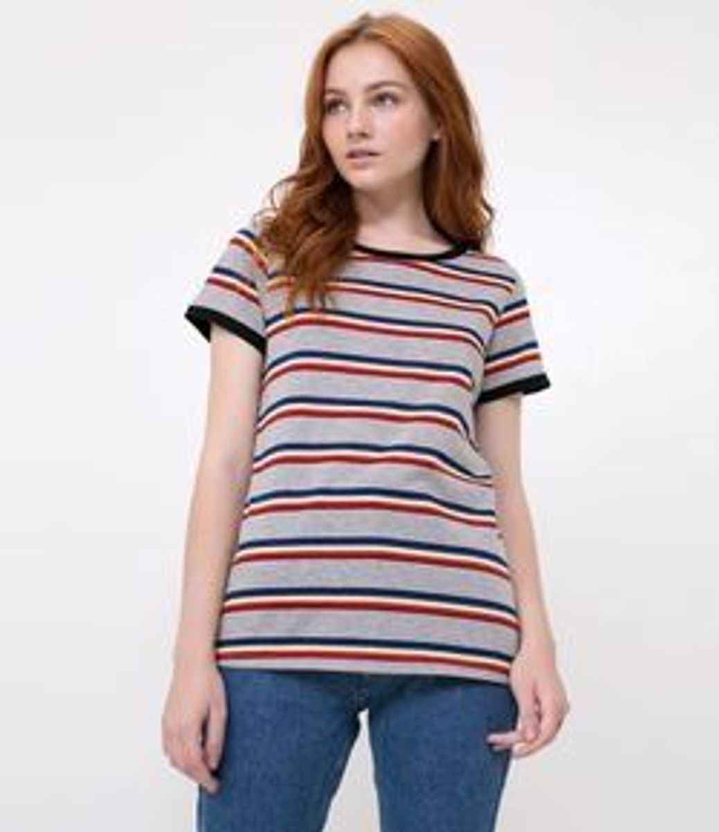 blusa listrada vintage