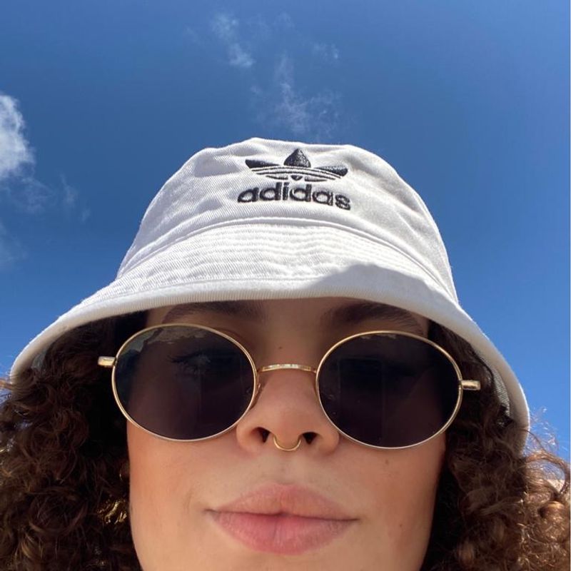 Chapeu bucket adidas store branco