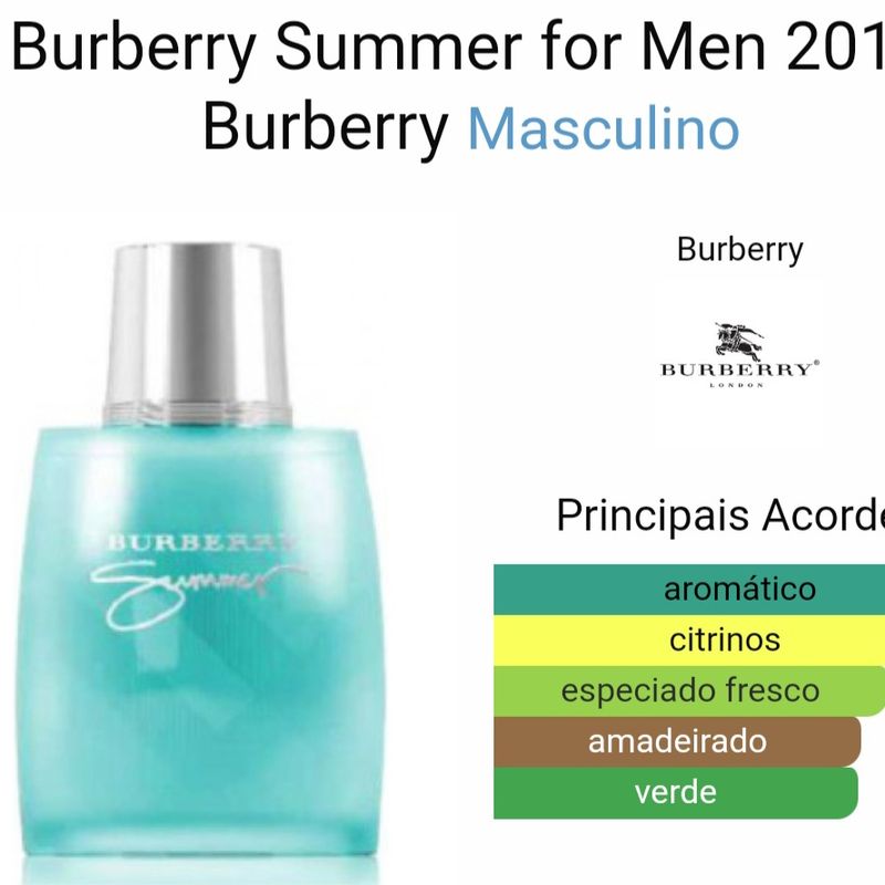 Burberry Summer For Men 2013 Burberry Nunca Usado 99143217 enjoei