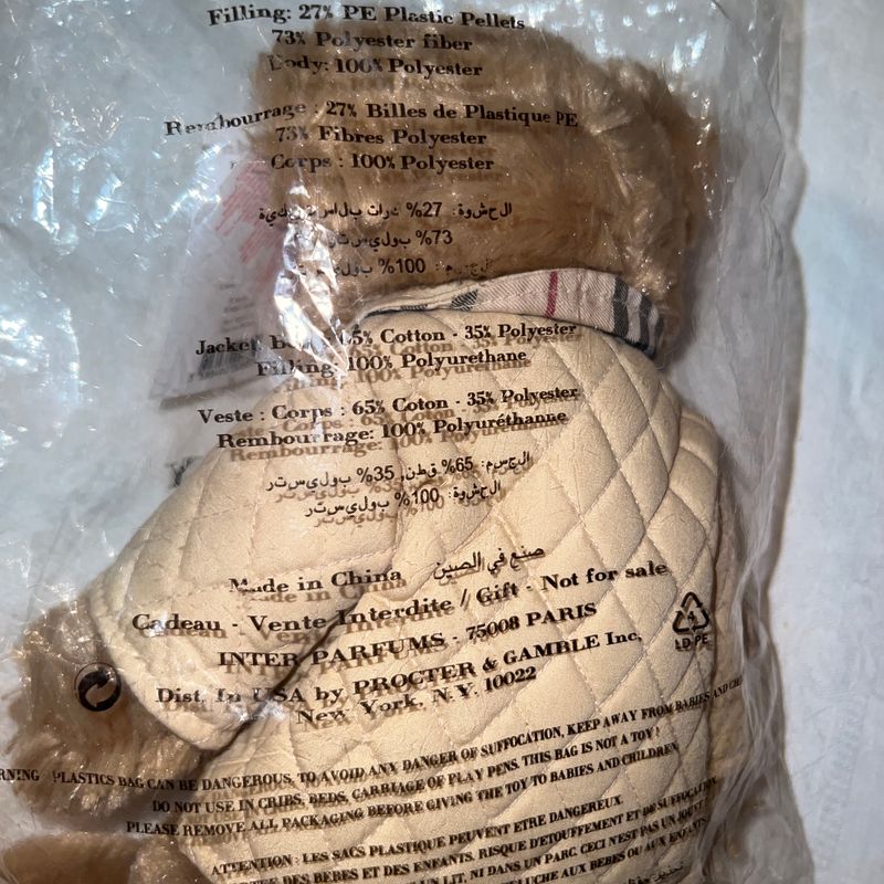 Burberry best sale teddy bear