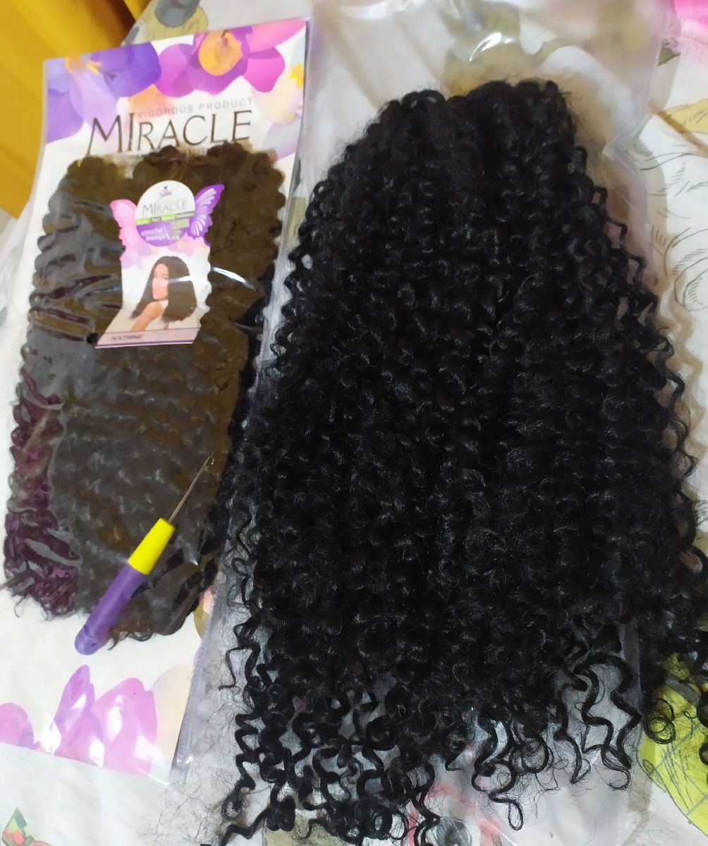 Cabelo Bio Fibra Orgânica - Crochet Braid Miracle | Produto p/ Cabelos