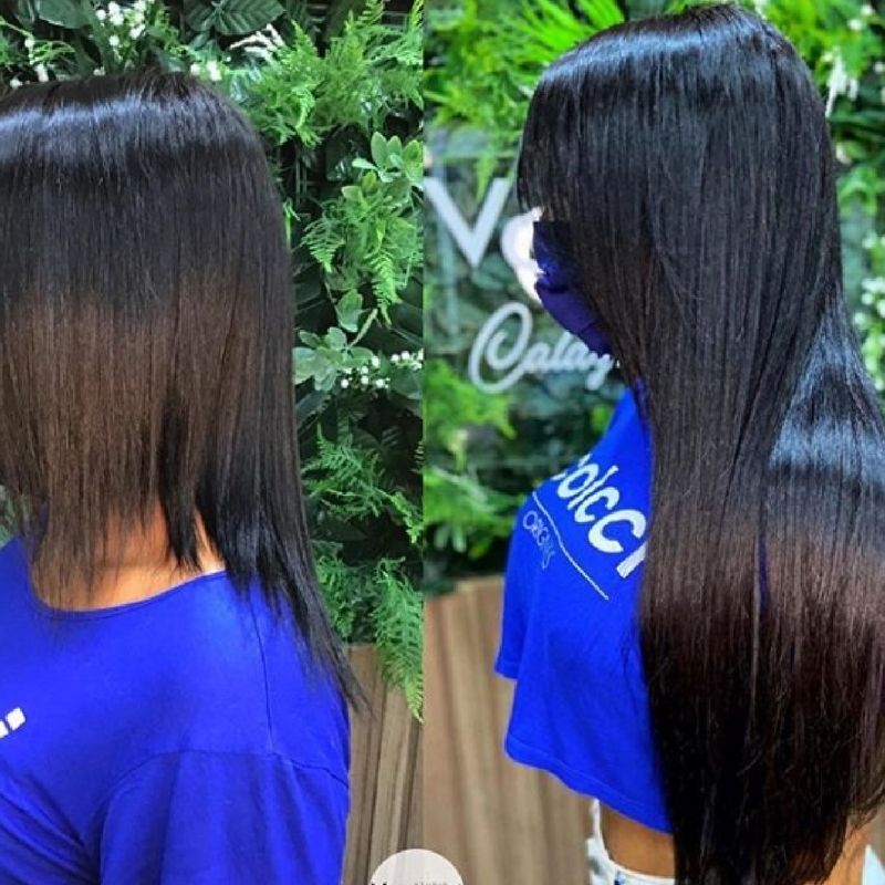 Cabelo Preto Azulado 60 Cm 200 Gramas Bio Fibra Ótima Qualidade | Produto  p/ Cabelos Feminino Bio Fibra Nunca Usado 48118147 | enjoei