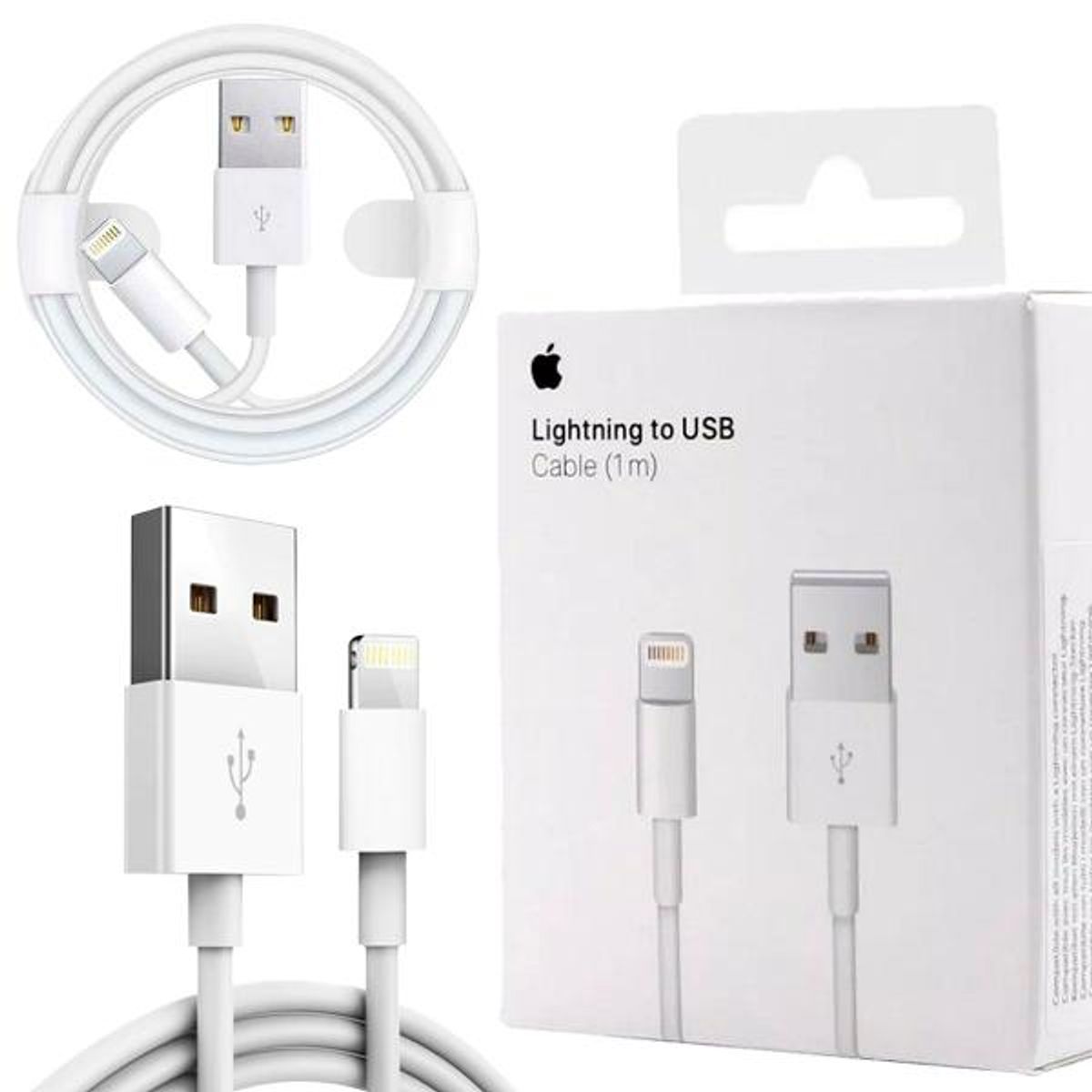 Cabo Usb Carregador Iphone 5 6 7 8 Plus S X Xr Xs Original