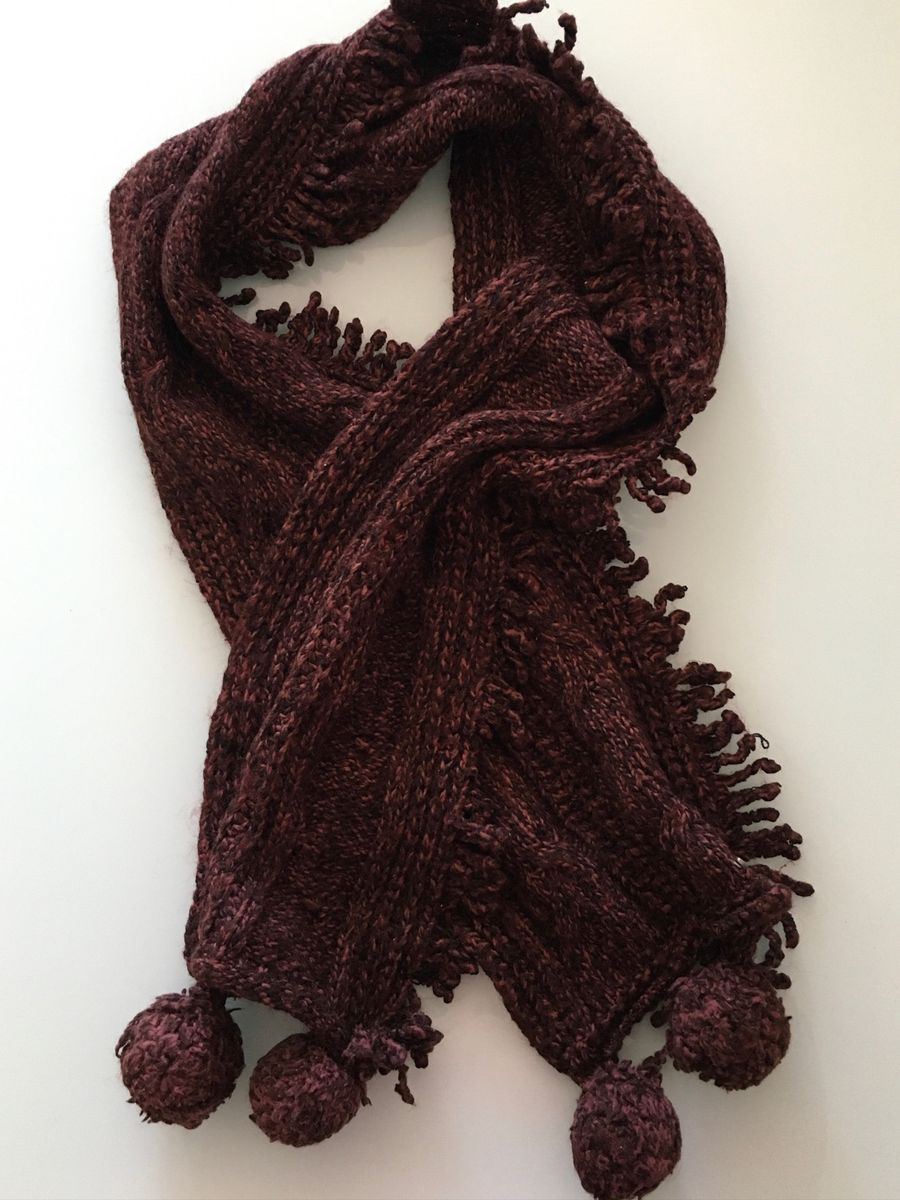 Cachecol de Tricot | Produto Feminino Usado 73982578 | enjoei