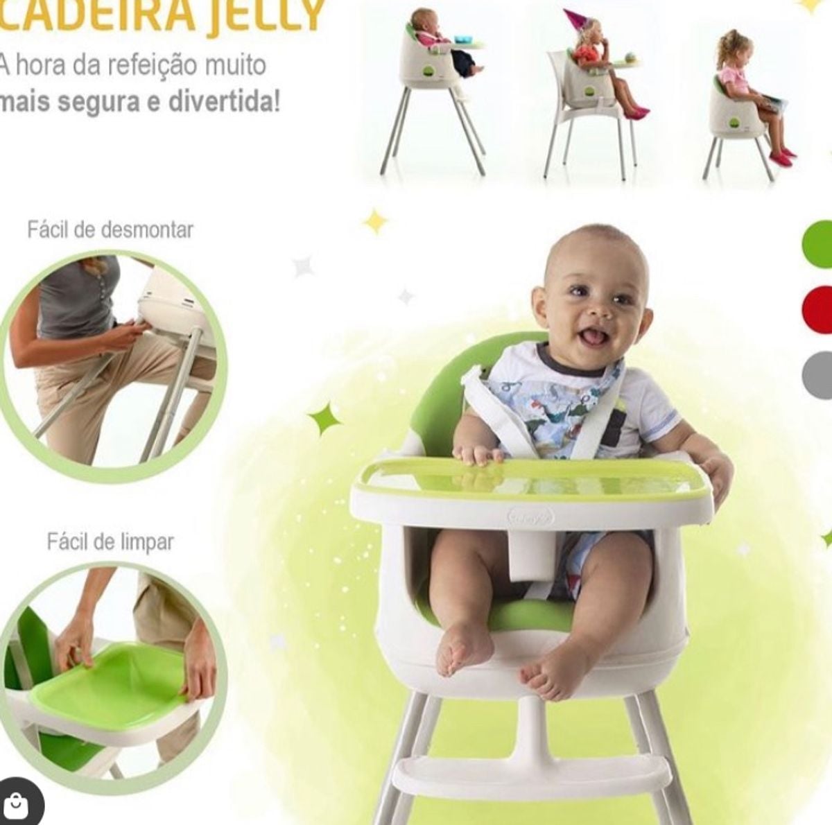 Cadeira Alimentação- Jelly Safety | Cadeira Safety Nunca Usado 53045138 ...