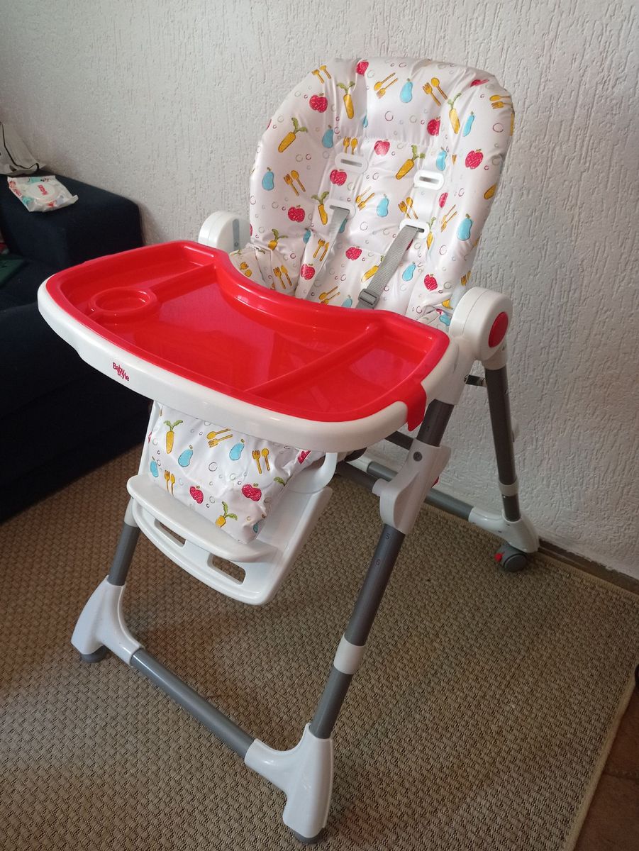 Cadeira Cadeir O Alimenta O Beb Baby Style Cherry Cadeira Baby Style Usado Enjoei